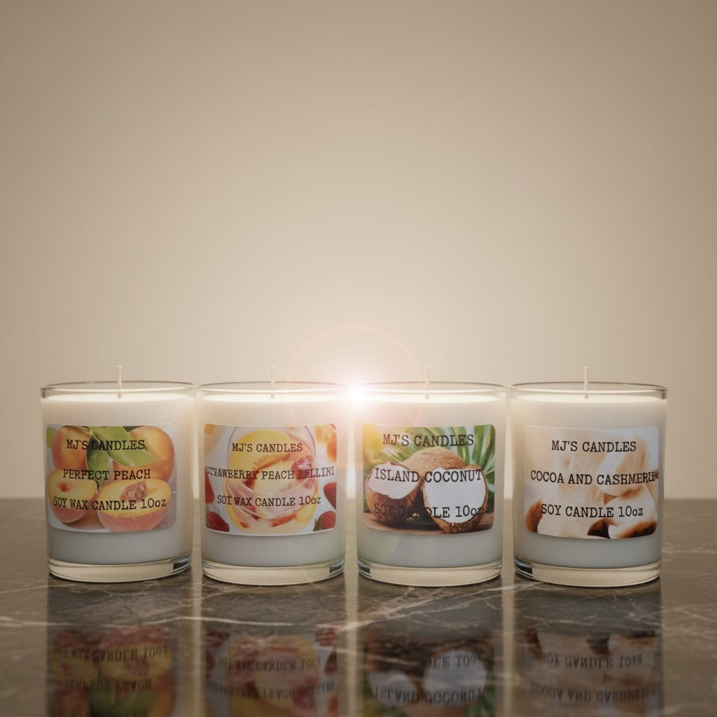 Luxury Soy Candles: Handcrafted Natural Scented Collection