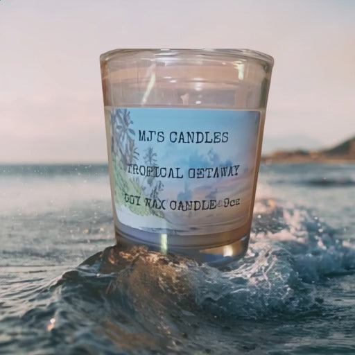 Tropical Getaway 10oz soy candle