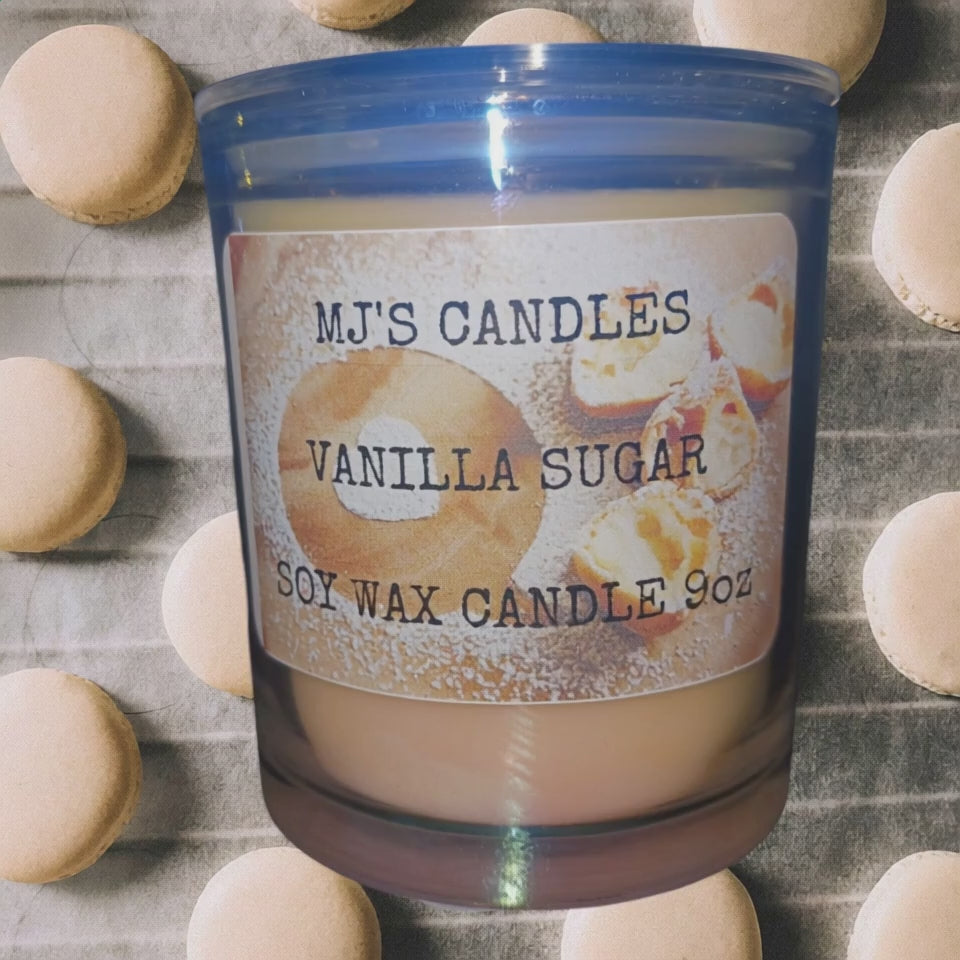 Vanilla Sugar Candle 10oz Soy Candle