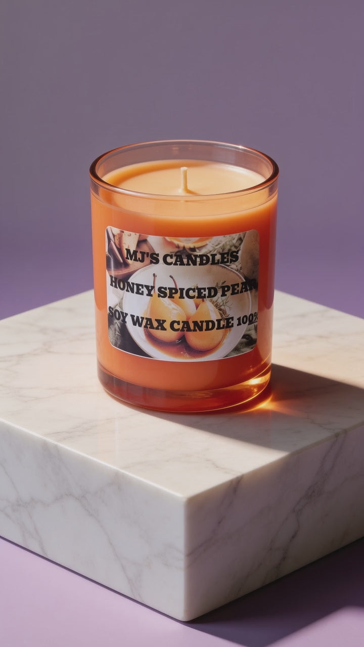 Honey Spiced Pear 10oz Soy Candle