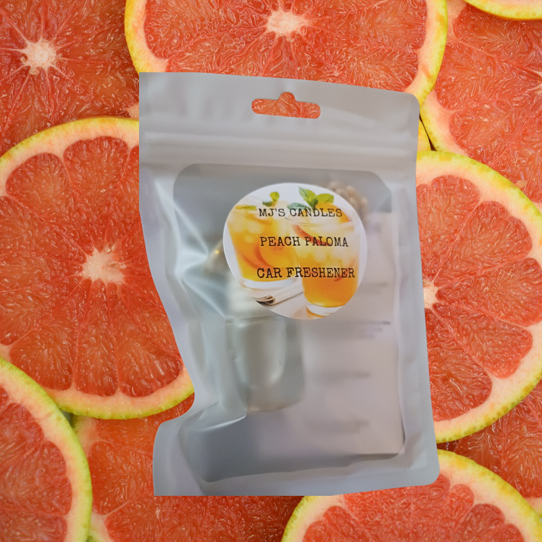 Peach Paloma car freshener