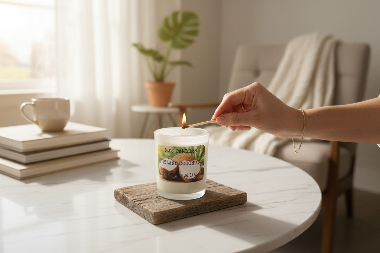 Island Coconut 10oz soy candle
