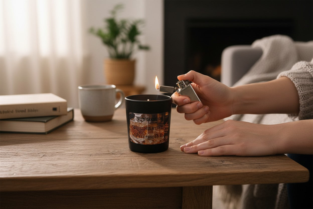 Tennessee Whiskey 10oz soy candle