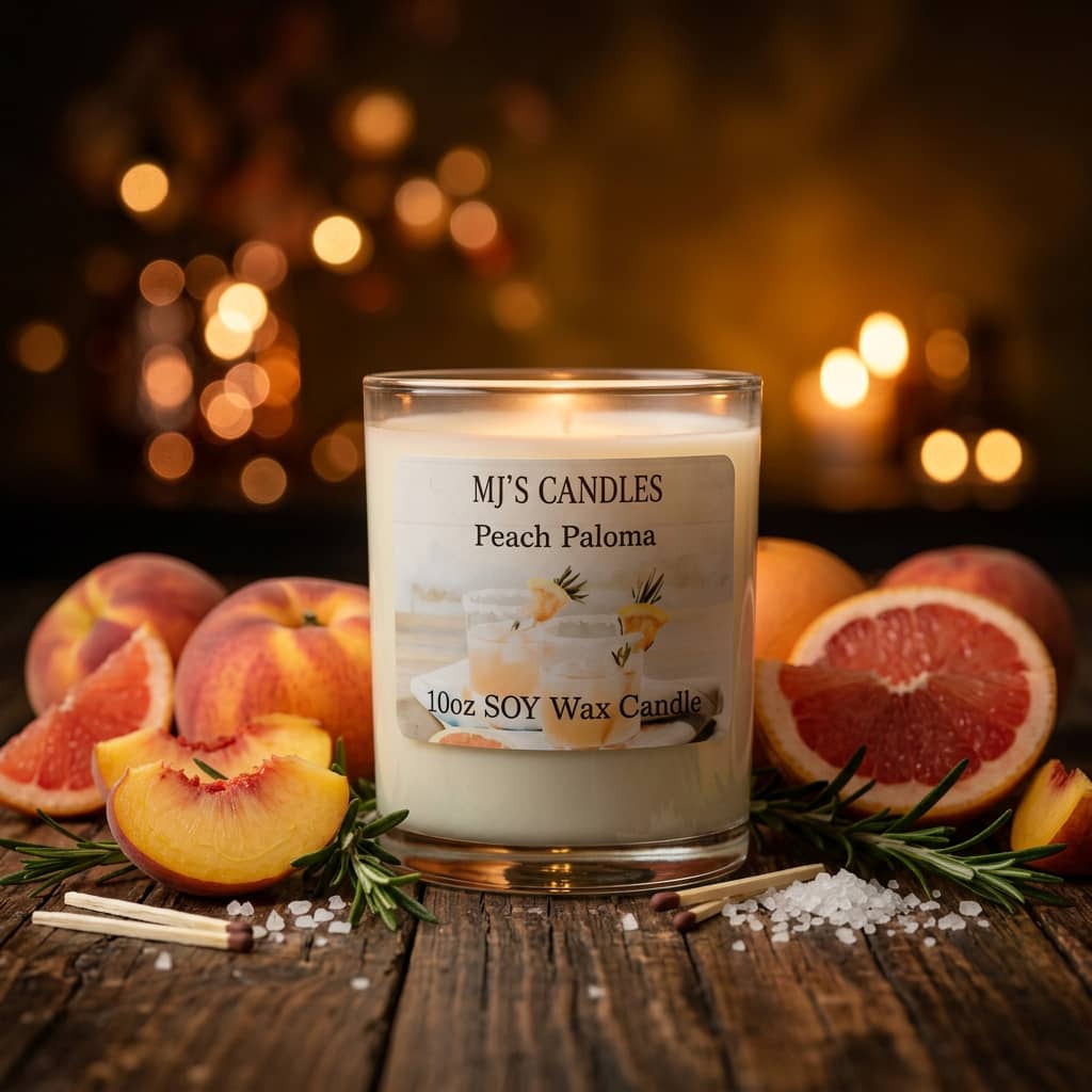 Peach Paloma 10oz Soy Candle
